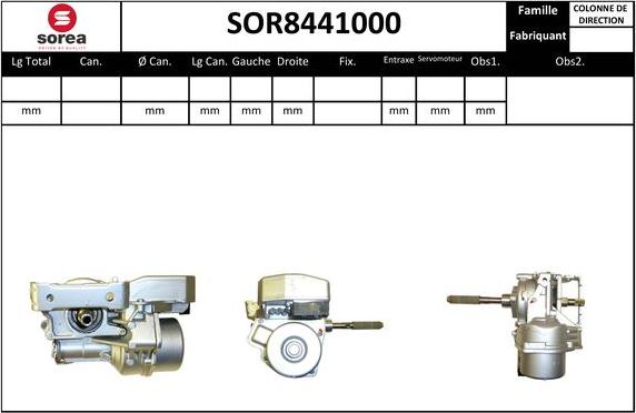 SNRA SOR8441000 - Рульова колонка autocars.com.ua