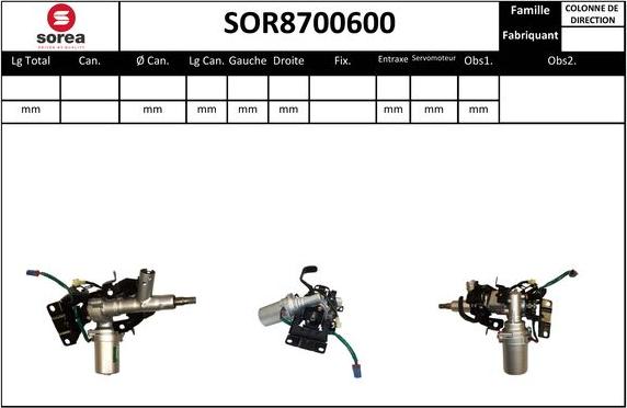 SNRA SOR8700600 - Рулевая колонка autodnr.net
