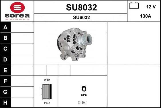 SNRA SU8032 - Генератор autocars.com.ua