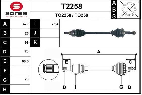 SNRA T2258 - Приводной вал avtokuzovplus.com.ua