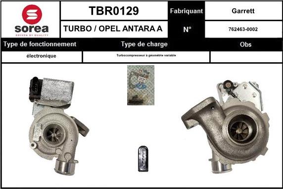 SNRA TBR0129 - Турбина, компрессор autodnr.net