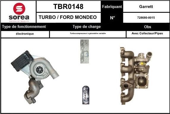 SNRA TBR0148 - Турбина, компрессор autodnr.net