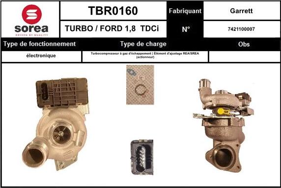 SNRA TBR0160 - Турбина, компрессор autodnr.net