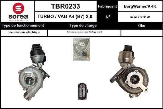 SNRA TBR0233 - Турбина, компрессор autodnr.net