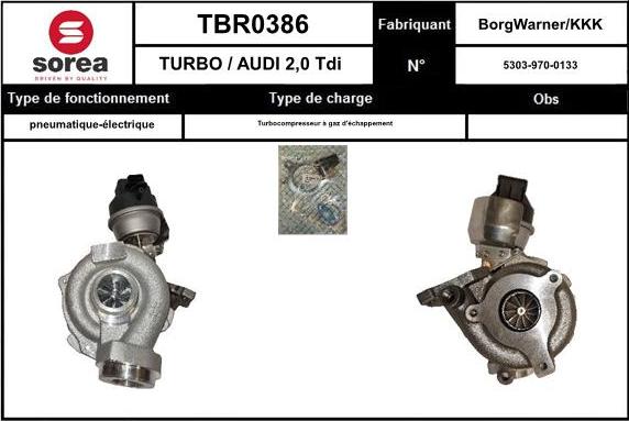 SNRA TBR0386 - Турбина, компрессор autodnr.net