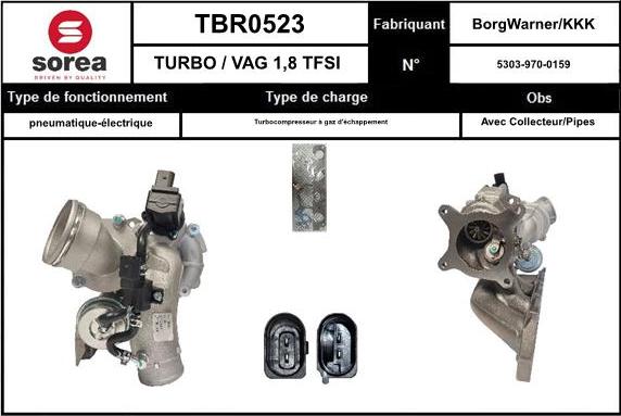 SNRA TBR0523 - Турбина, компрессор autodnr.net