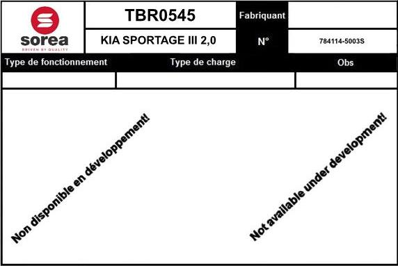 SNRA TBR0545 - Турбина, компрессор avtokuzovplus.com.ua