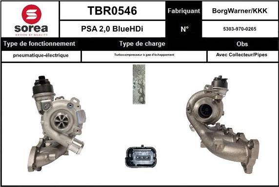 SNRA TBR0546 - Турбина, компрессор autodnr.net