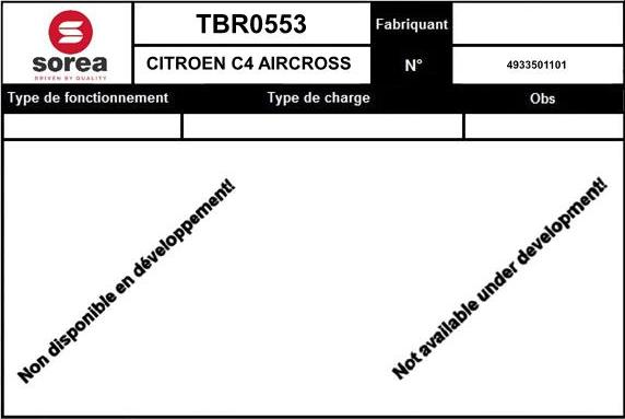 SNRA TBR0553 - Турбина, компрессор autodnr.net