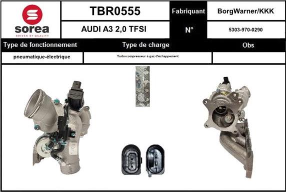 SNRA TBR0555 - Турбина, компрессор autodnr.net