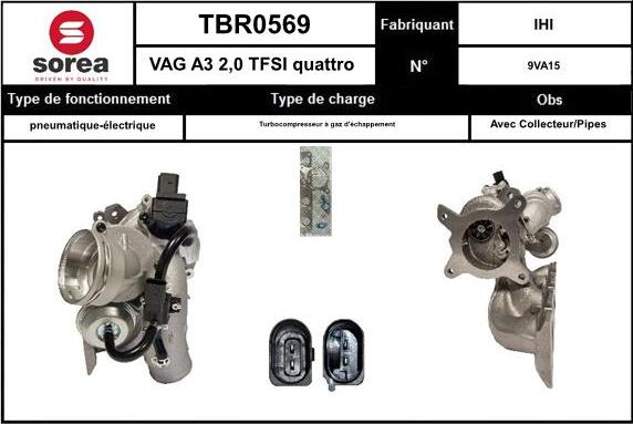 SNRA TBR0569 - Турбина, компрессор autodnr.net