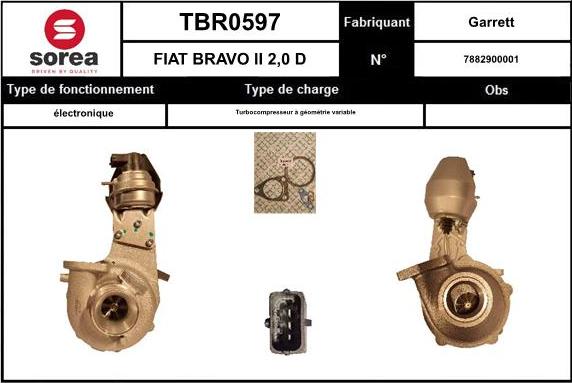 SNRA TBR0597 - Турбина, компрессор autodnr.net