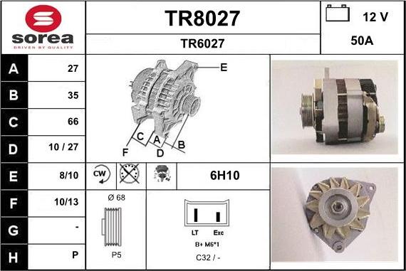 SNRA TR8027 - Генератор autodnr.net