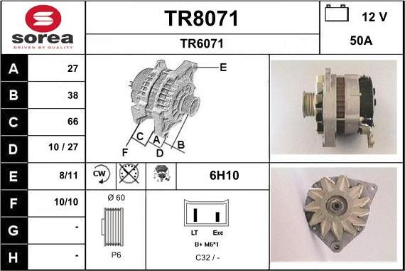 SNRA TR8071 - Генератор autodnr.net