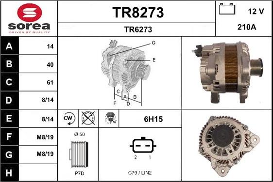 SNRA TR8273 - Генератор autodnr.net