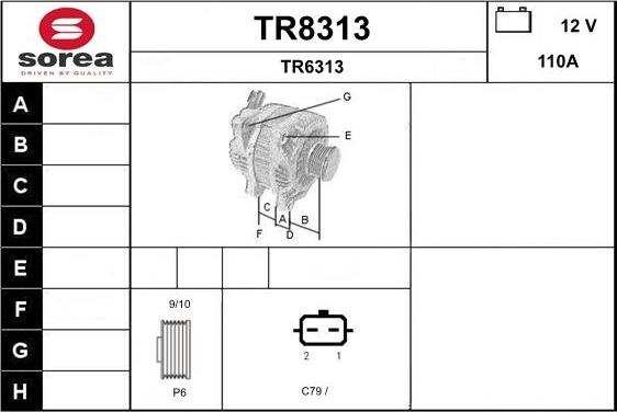 SNRA TR8313 - Генератор autodnr.net