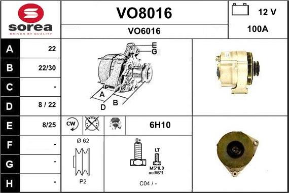 SNRA VO8016 - Генератор autodnr.net