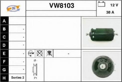 SNRA VW8103 - Генератор avtokuzovplus.com.ua