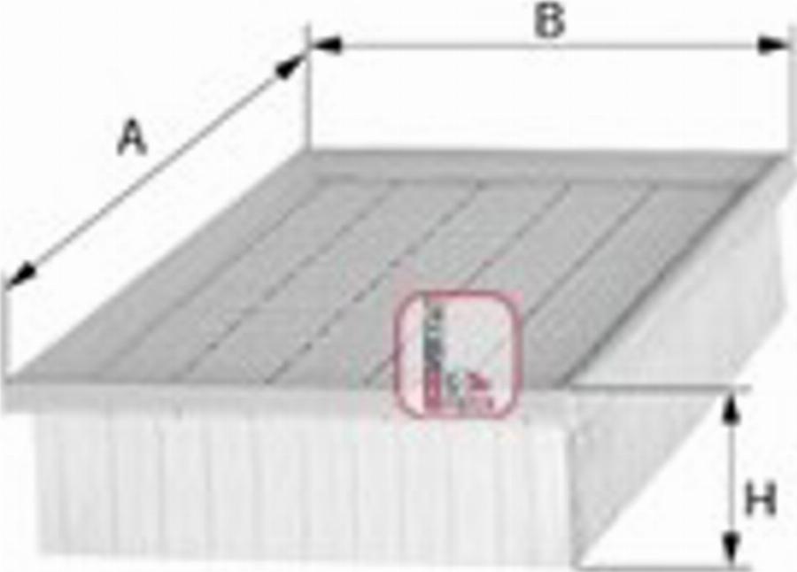 Sofima S 0530 A - Воздушный фильтр avtokuzovplus.com.ua