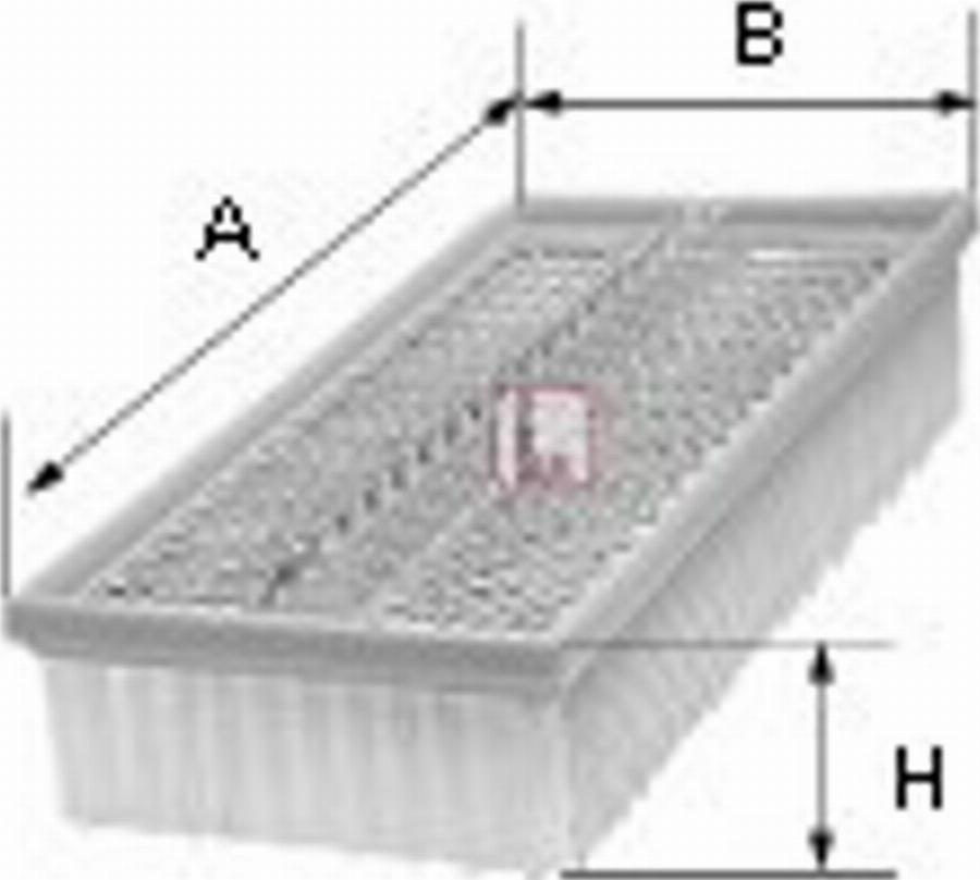 Sofima S 1510 A - Повітряний фільтр autocars.com.ua