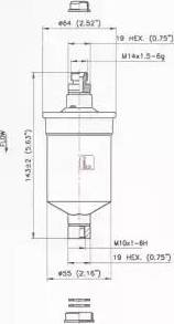 Sofima S 1676 B - Паливний фільтр autocars.com.ua