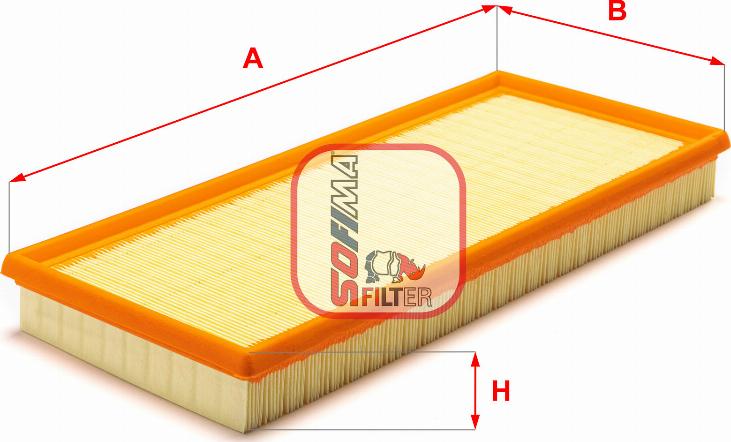 Sofima S 1920 A - Повітряний фільтр autocars.com.ua
