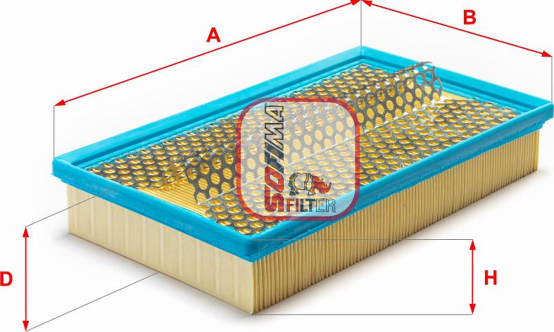 Sofima S 3120 A - Повітряний фільтр autocars.com.ua
