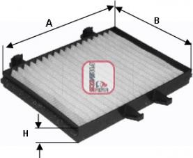 Sofima S 3128 C - Фильтр воздуха в салоне avtokuzovplus.com.ua