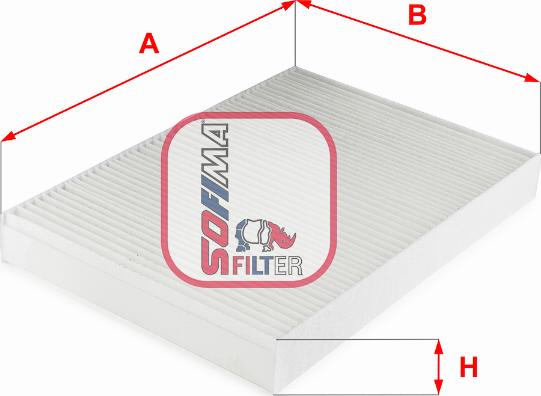 Sofima S 3314 C - Фильтр воздуха в салоне avtokuzovplus.com.ua