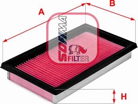 Sofima S 3362 A - Воздушный фильтр avtokuzovplus.com.ua