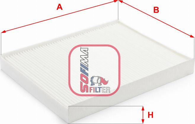 Sofima S 3379 C - Фильтр воздуха в салоне avtokuzovplus.com.ua