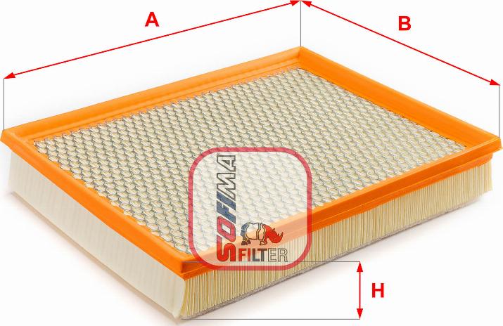Sofima S 3406 A - Воздушный фильтр avtokuzovplus.com.ua