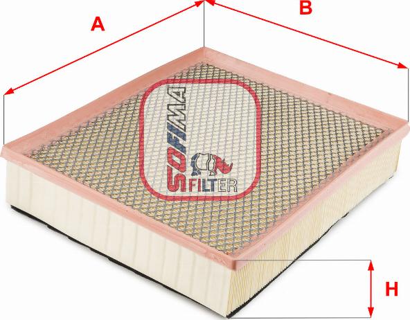 Sofima S 3512 A - Повітряний фільтр autocars.com.ua
