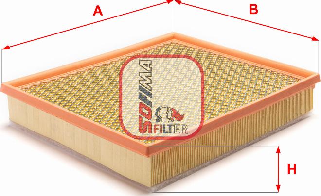 Sofima S 3541 A - Повітряний фільтр autocars.com.ua
