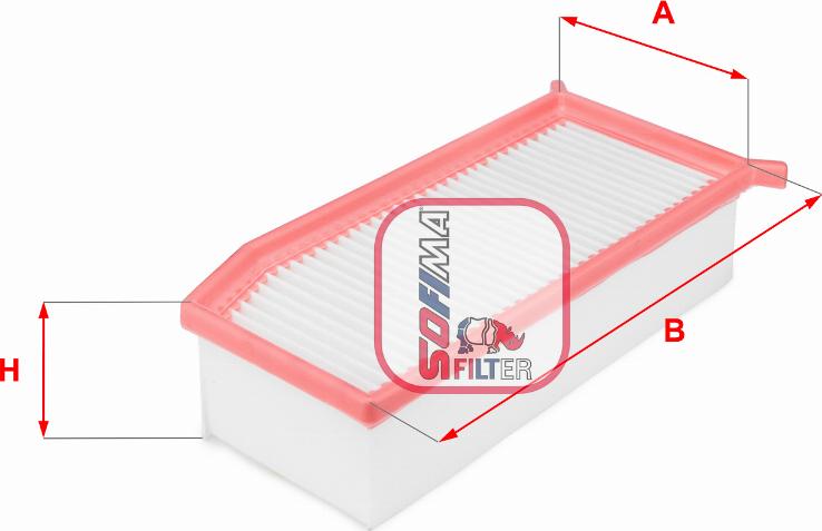 Sofima S 3547 A - Воздушный фильтр avtokuzovplus.com.ua