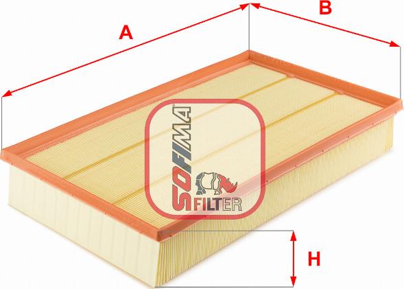 Sofima S 3661 A - Воздушный фильтр avtokuzovplus.com.ua