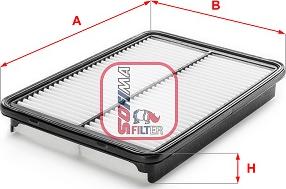 Sofima S 3D95 A - Повітряний фільтр autocars.com.ua