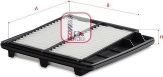 Sofima S 3E89 A - Повітряний фільтр autocars.com.ua