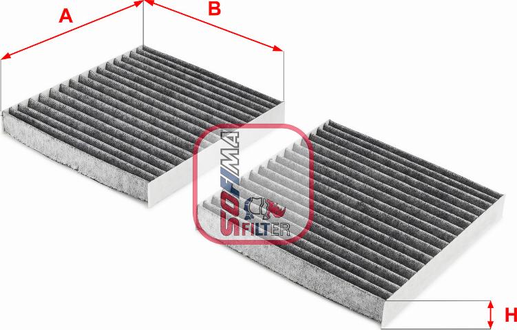 Sofima S 4241 CA - Фільтр, повітря у внутрішній простір autocars.com.ua