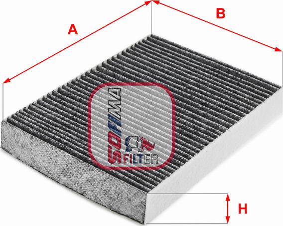 Sofima S 4249 CA - Фільтр, повітря у внутрішній простір autocars.com.ua
