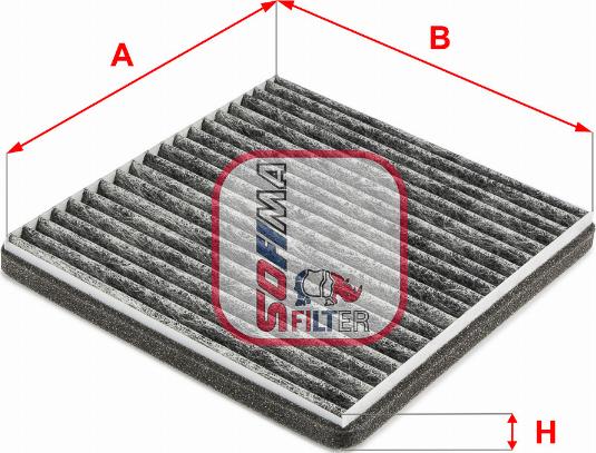 Sofima S 4253 CA - Фільтр салона autocars.com.ua