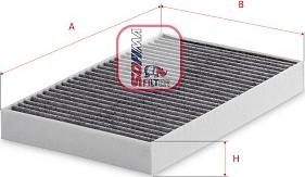 Sofima S 4481 CA - Фільтр, повітря у внутрішній простір autocars.com.ua