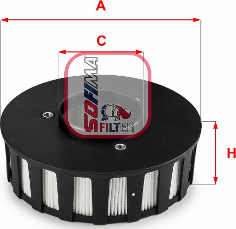 Sofima S 7686 A - Фильтр, система вентиляции картера autodnr.net