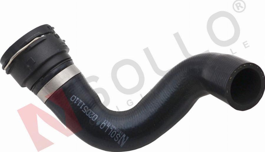 SOLLO 02D51110 - Шланг радіатора autocars.com.ua