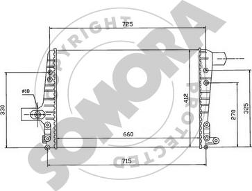 Somora 020945A - Интеркулер autocars.com.ua