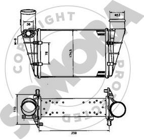 Somora 021345 - Интеркулер autocars.com.ua