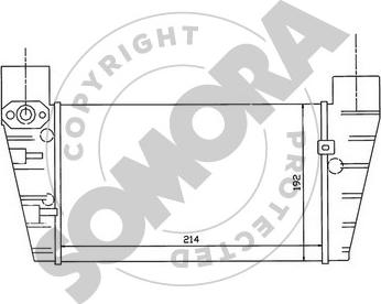 Somora 021545B - Интеркулер autocars.com.ua