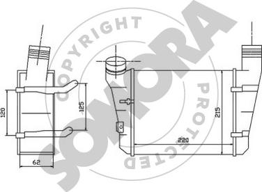 Somora 021545 - Интеркулер autocars.com.ua