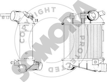 Somora 021645BL - Интеркулер autocars.com.ua