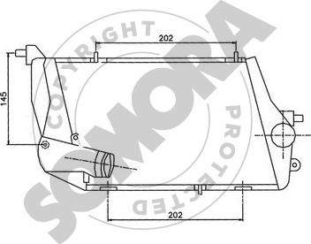 Somora 024145AL - Интеркулер autocars.com.ua